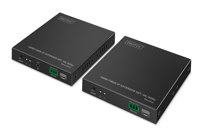DIGITUS HDMI Fiber IP Extender Set, 4K/60Hz