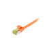 Synergy 21 Patchkabel RJ45 CAT6A 500Mhz orange S/FTP slimline rund d - Kabel - Netzwerk