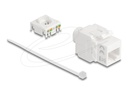 Delock Modulare Eingabe - 180°, toolfree - CAT 6a