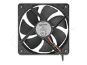 Delock Gehäuselüfter - axial - 120 mm - Schwarz