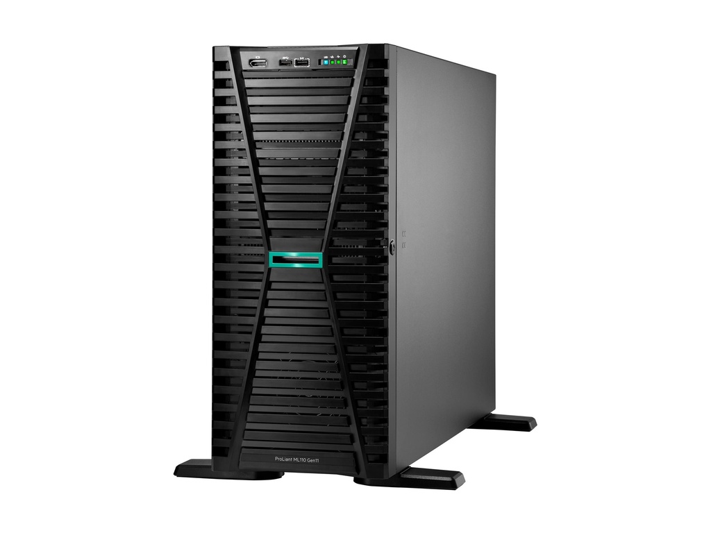 HPE ProLiant ML110 Gen11 - Server - Tower - 4.5U - 1-Weg - 1 x Xeon Gold 5416S / 2 GHz - RAM 64 GB - SATA/SAS/NVMe - Hot-Swap 6.4 cm (2.5")