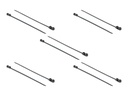 Delock Cable Tie with Fastening Eyelet - Kabelbinder - 30 cm - Schwarz (Packung mit 10)