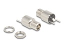 Delock Netzanschluss - DC jack 5,5 mm x 12 mm (ID: 2,5 mm)