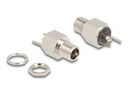Delock Netzanschluss - DC jack 5,5 mm x 12 mm (ID: 2,5 mm)