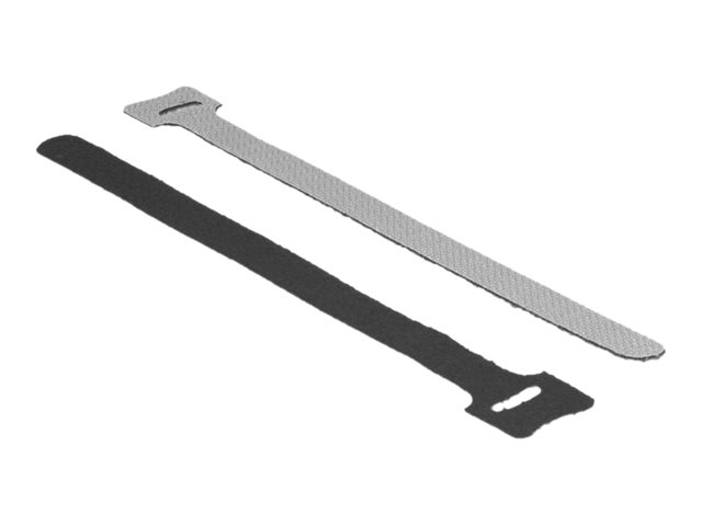 Delock Kabelbinder - 15 cm - Schwarz (Packung