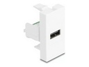 Delock Easy 45 - Einrastmodul - USB 2.0, female