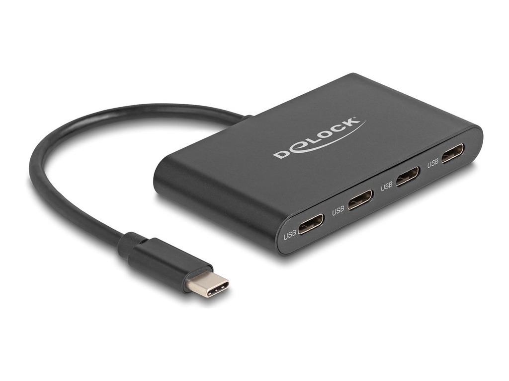 [64129] Delock Hub - 10 Gbps - 4 x USB-C 3.2 Gen 2