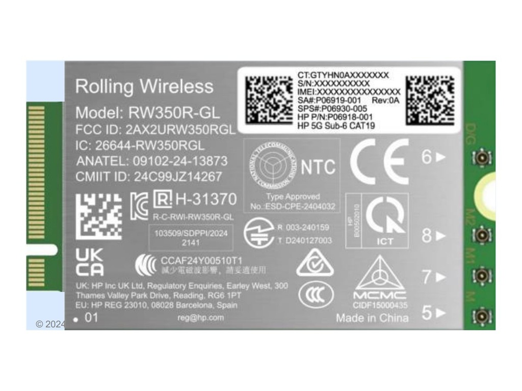 [B8BD4AA] HP  Drahtloses Mobilfunkmodem - 5G LTE - M.2