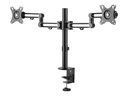 StarTech.com ARMDUAL3 Doppel Monitorarm zur Tischmontage (Gelenkarme für bis zu 32-Zoll-VESA Bildschirme, Monitorhalterung)