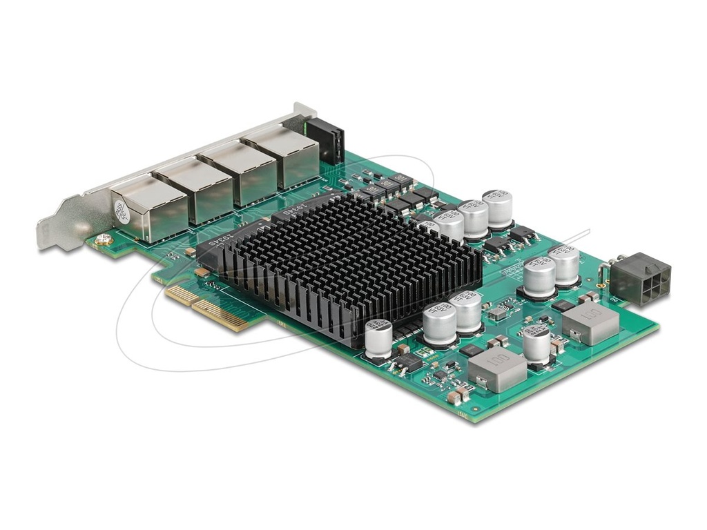 [86097] Delock Netzwerkadapter - PCIe 2.1 x4 - 1000Base-T (PoE+)