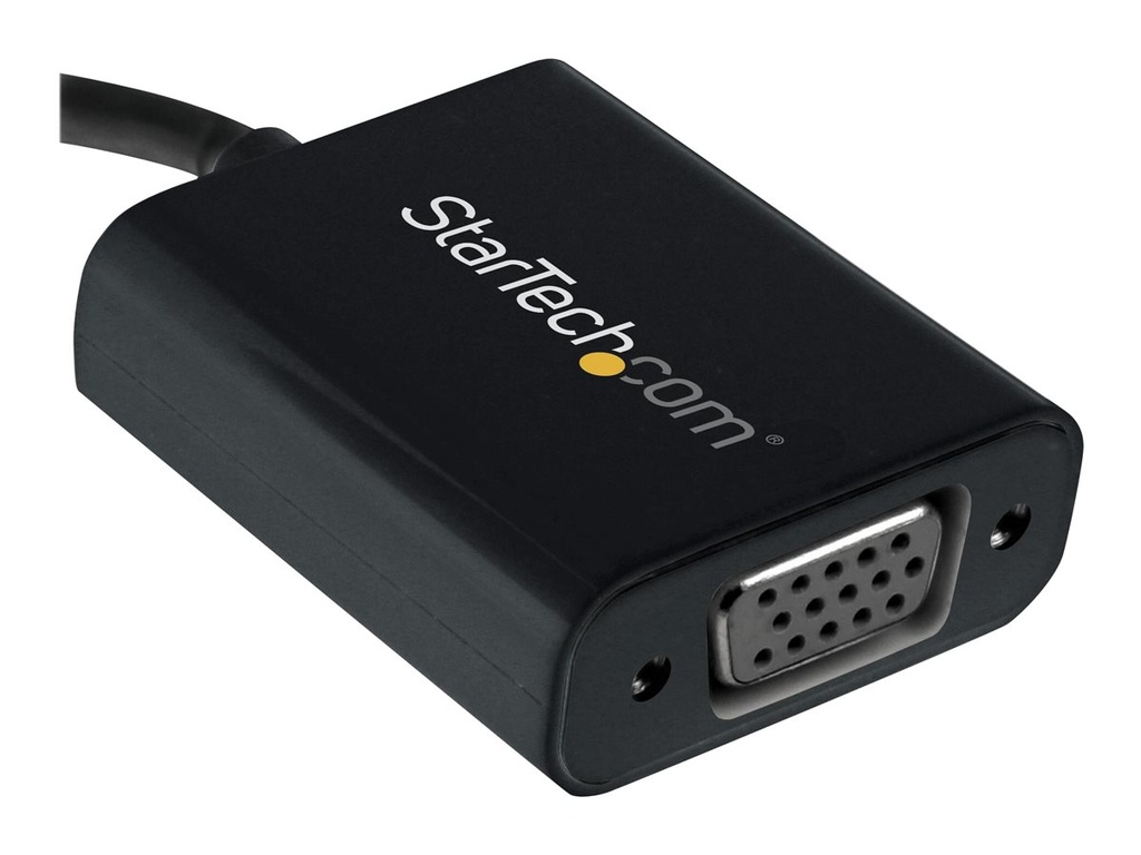StarTech.com StarTech USB-C to VGA Adapter - Black - 1080p - Video Converter For Your MacBook Pro - USB C to VGA Display Dongle (CDP2VGA)
