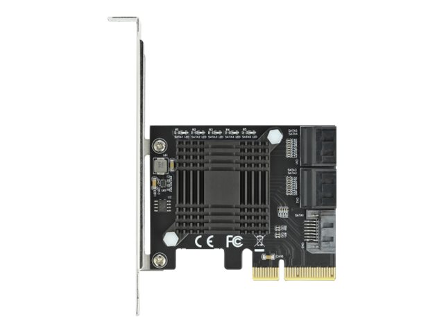 Delock 5 port SATA PCI Express x4 Card - Low Profile Form Factor