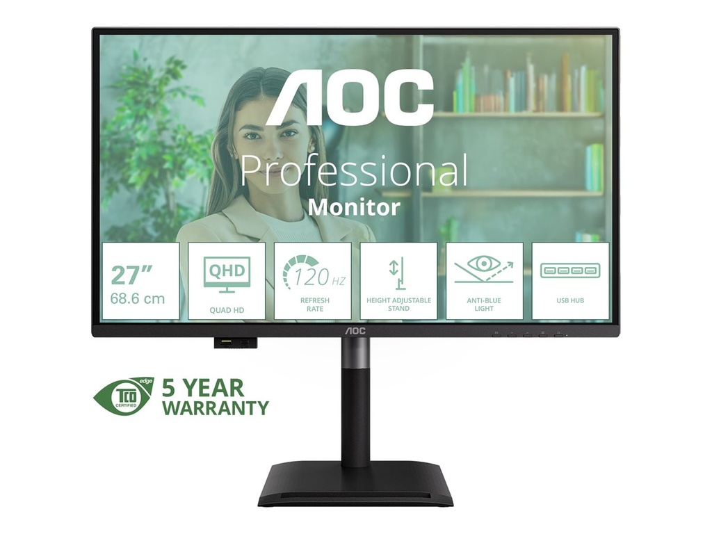 [Q27P4U] AOC Professional Q27P4U - LED-Monitor - 68.6 cm (27")