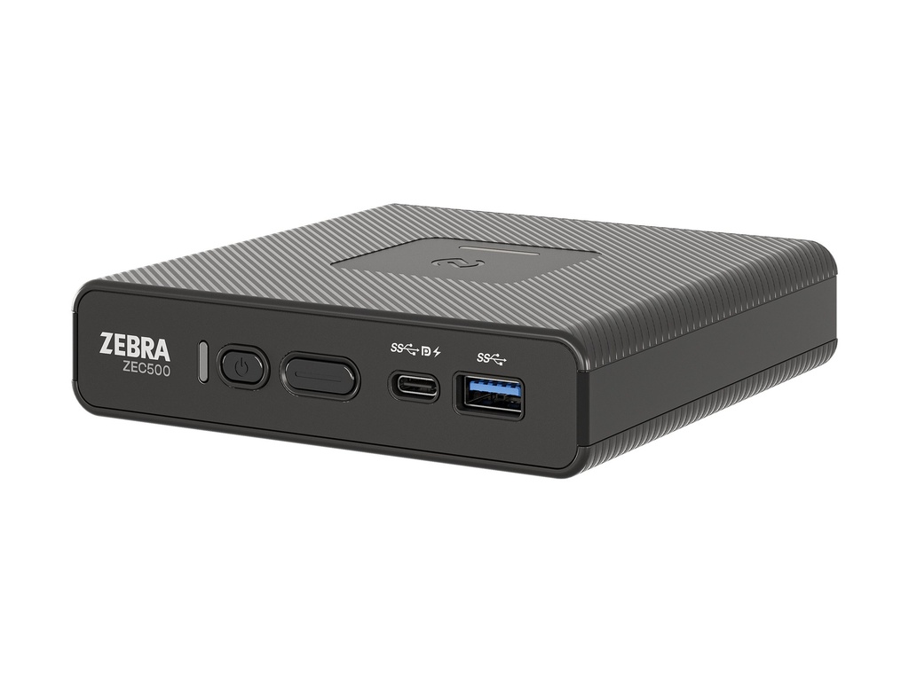Zebra ZEC500 - USFF - 5430 / 2.1 GHz - RAM 8 GB 64 GB - 1GbE, Wi-Fi 6E, Bluetooth 5.3 LE, NFC - WLAN: 802.11a/b/g/n/ac/ax (Wi-Fi 6E)