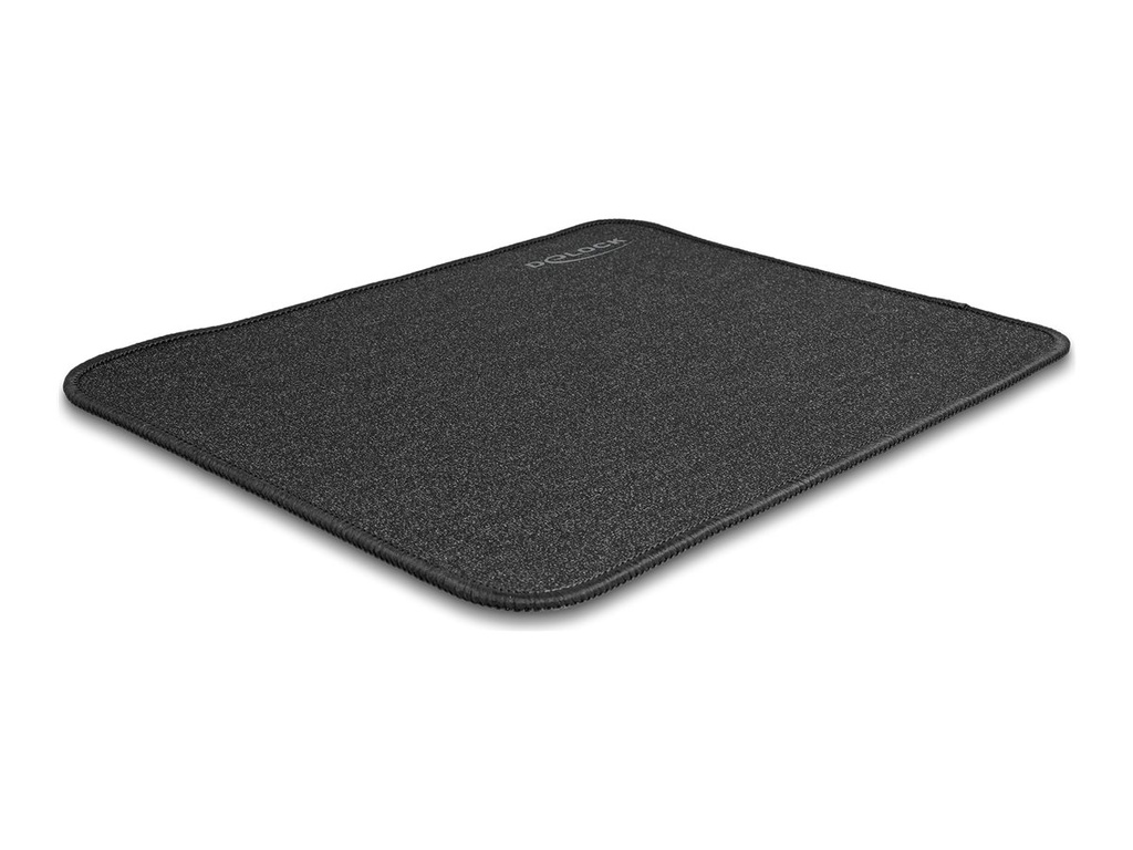 Delock Mauspad - Glitzer, 300 x 245 mm - Schwarz