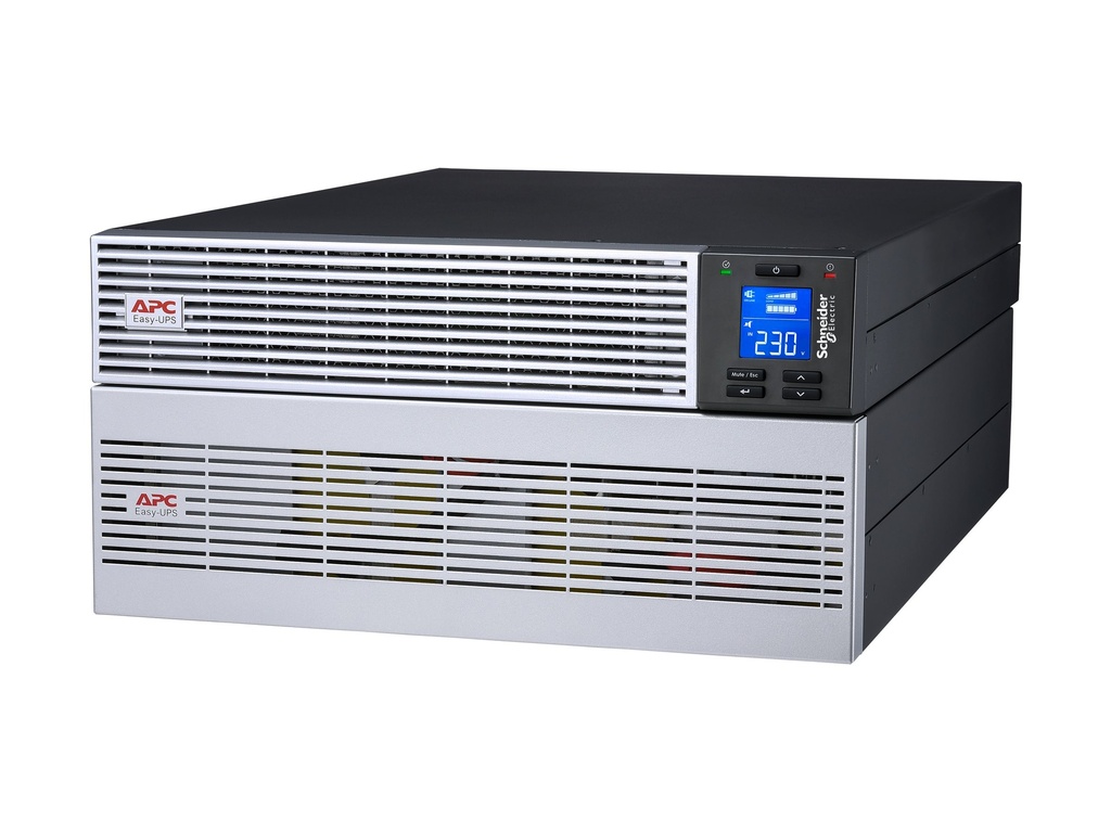 APC Easy UPS On-Line - USV (in Rack montierbar/extern) - verlängerte Laufzeit, festverdrahtete Steckdose (1P+N+E)