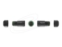 Delock Netzwerkanschluss - RJ-45 (W) zu RJ-45 (W)