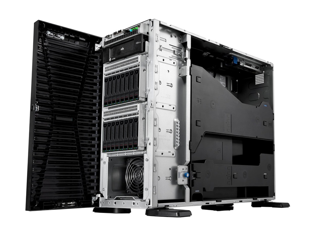 [P85581-425] HPE ProLiant ML110 Gen11 - Server - Tower - 4.5U - 1-Weg - 1 x Xeon Silver 4510 / 2.4 GHz - RAM 64 GB - SATA/SAS/NVMe - Hot-Swap 6.4 cm (2.5")