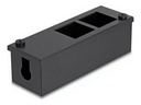 Delock Easy 45 - Keystone-Modulträger - for table or wall mounting, 22.5 x 45 mm or 2 ports, 45 x 45 mm, metal
