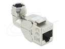 Delock Modulare Eingabe - werkzeuglos, 90°