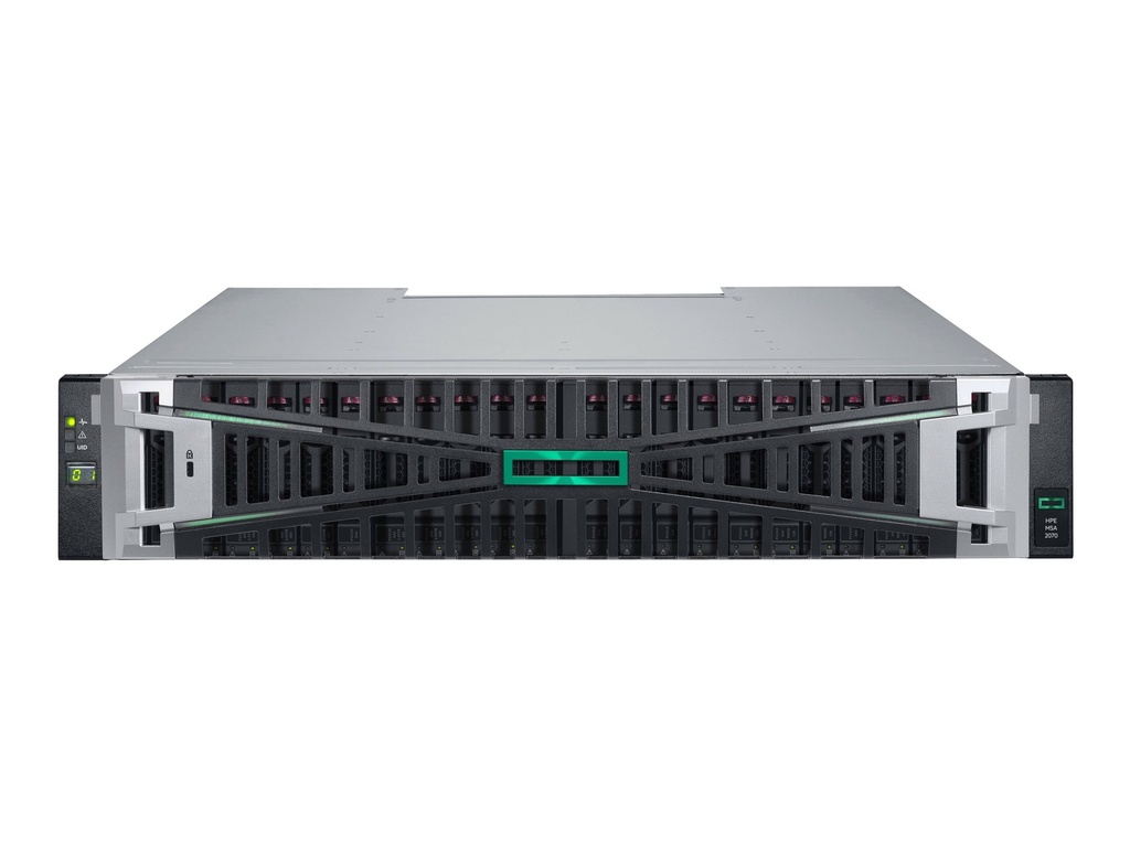 HPE Modular Smart Array 2070 16Gb Fibre Channel SFF Storage - Solid State Drive Array - 92 TB - 24 Schächte (SAS-3)