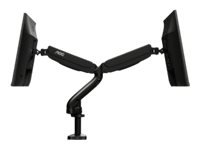 AOC AD110D0 - Befestigungskit - einstellbarer Arm - für 2 LCD-Displays - Aluminiumlegierung - Schwarz - Bildschirmgröße: bis zu 68,6 cm (bis zu 27 Zoll)