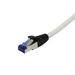 Synergy 21 Patchkabel RJ45, CAT6A 500Mhz, 0,25m, weiss, S-STP(S/FTP), PUR(Superflex), Außen/Outdoor/Industrie, AWG26,
