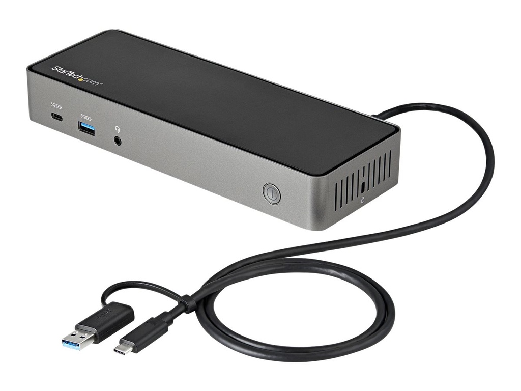 StarTech.com USB-C USB-A Dock,Hybrid Triple Monitor