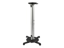 StarTech.com Universal Ceiling Projector Mount, Heavy Duty Height Adjustable/Extendable Pole Mount 5"-22.7" from Ceiling, 33lb (15kg)