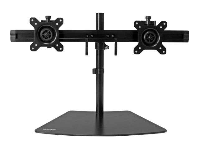 StarTech.com Startech Dual-Monitorhalter - Monitor Halterung für zwei Displays - Aufstellung - einstellbarer Arm - für LCD-Display - Kunststoff, Aluminium, Stahl - Schwarz - Bildschirmgröße: 61 cm (24")