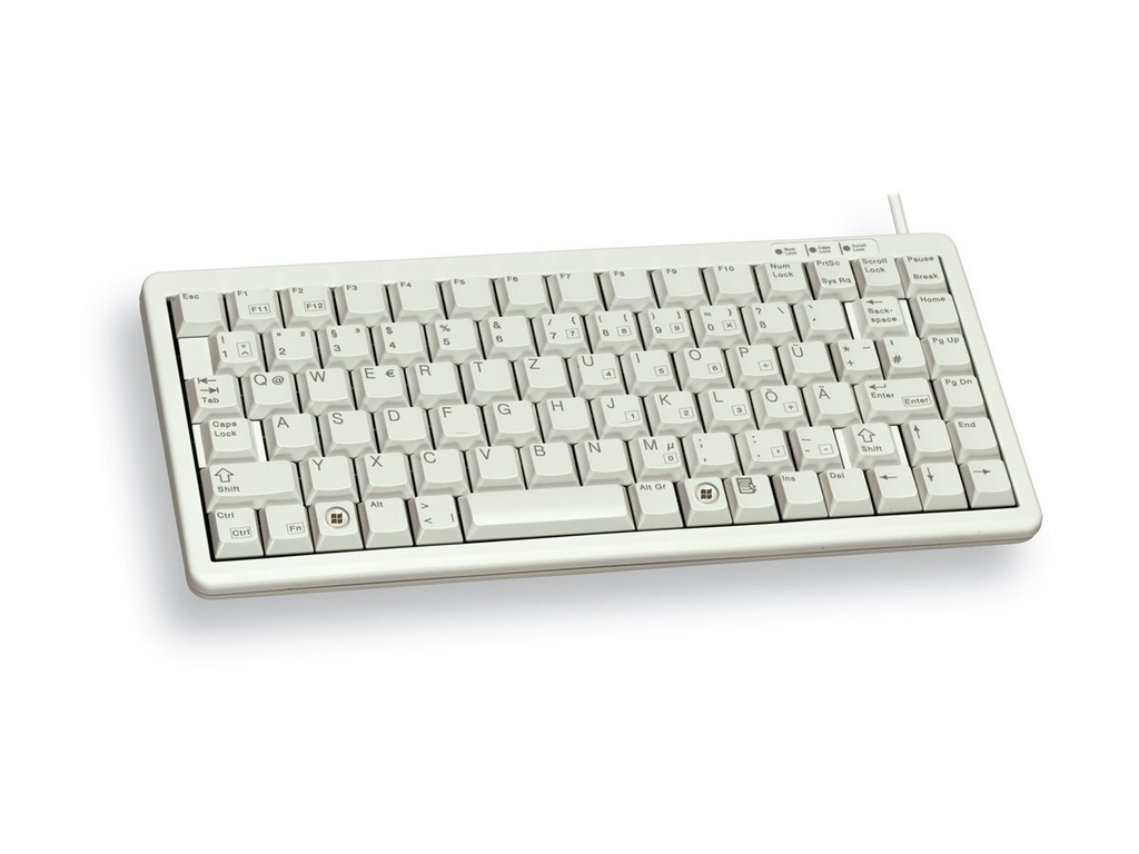 Cherry Compact-Keyboard G84-4100 - Tastatur - PS/2, USB