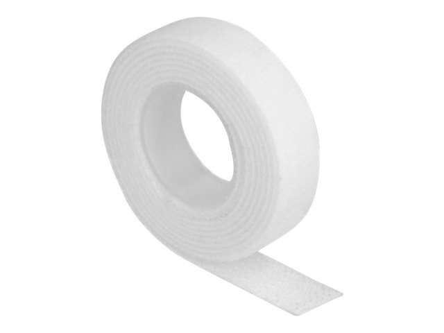 Delock Kabelbinderrolle - 1 m - weiß