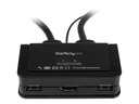 StarTech.com 2 Port USB HDMI KVM Switch mit Audio und Fernschalter