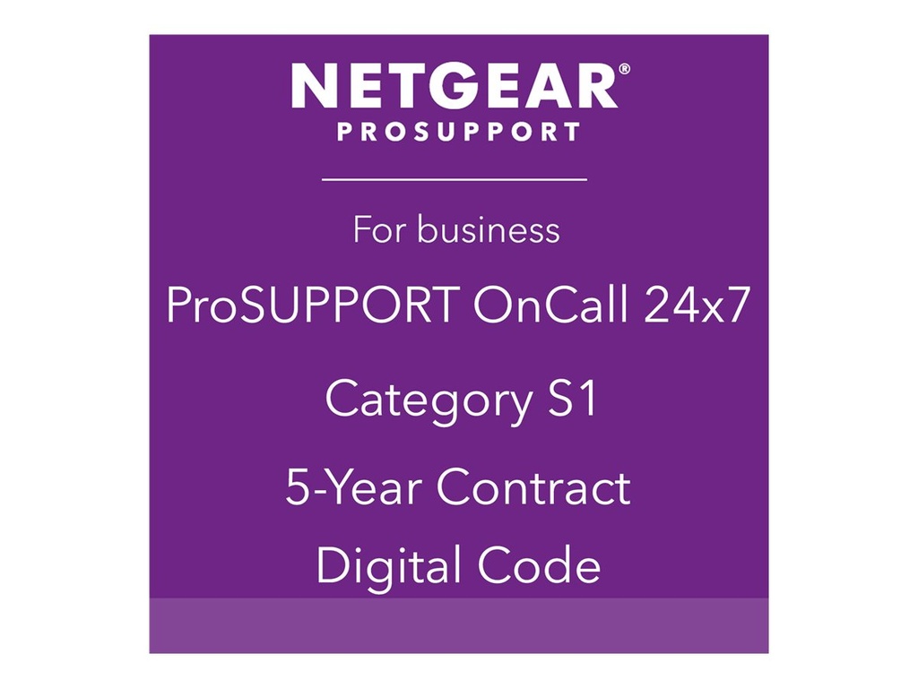 Netgear ProSupport OnCall 24x7 Category S1 - Technischer Support - Telefonberatung (für komplizierte Netzwerkgeräte)