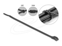 Delock Kabelbinder - 11 cm - Schwarz (Packung