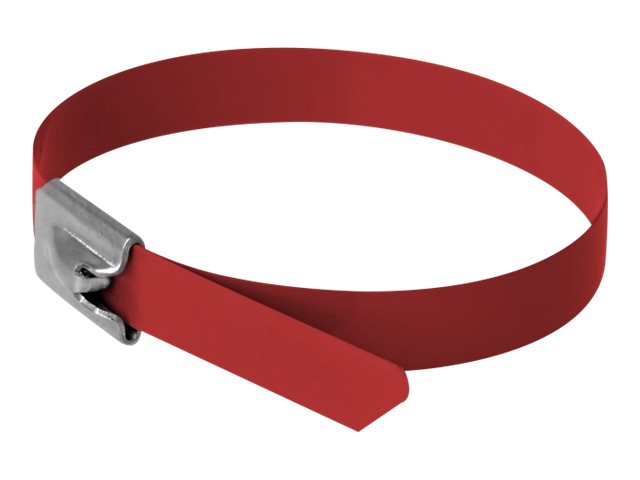 Delock Kabelbinder - 30 cm - Rot (Packung mit