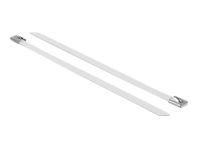 Delock Kabelbinder - 20 cm - weiß (Packung