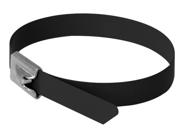 Delock Kabelbinder - 20 cm - Schwarz (Packung