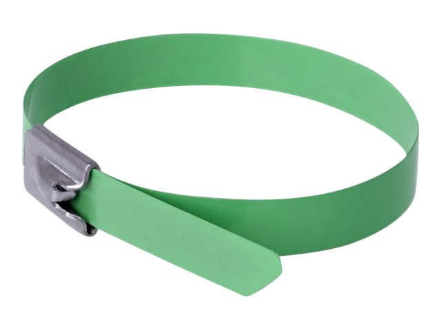 Delock Kabelbinder - 20 cm - grün (Packung