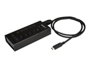 StarTech.com Startech USB Hub 7 Port - Metall - USB-A zu 3x USB-C und 1x USB-C