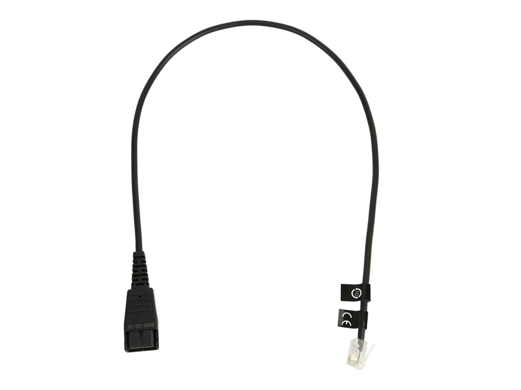 Jabra Headset-Kabel - RJ-10 männlich zu Quick