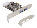 Delock USB-Adapter - PCI Express x1 - USB 3.2