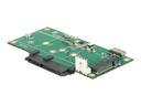 Delock Speicher-Controller - mSATA, M.2 - M.2 Card / SATA 6Gb/s / mSATA - 6 Gbit/s - USB 3.1 (Gen 2)