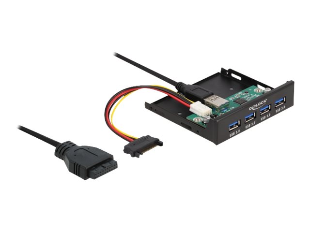 [64166] Delock Hub - intern 3,5" - 4 x USB 3.2 Gen 1 + 1 x USB 3.0 (intern)