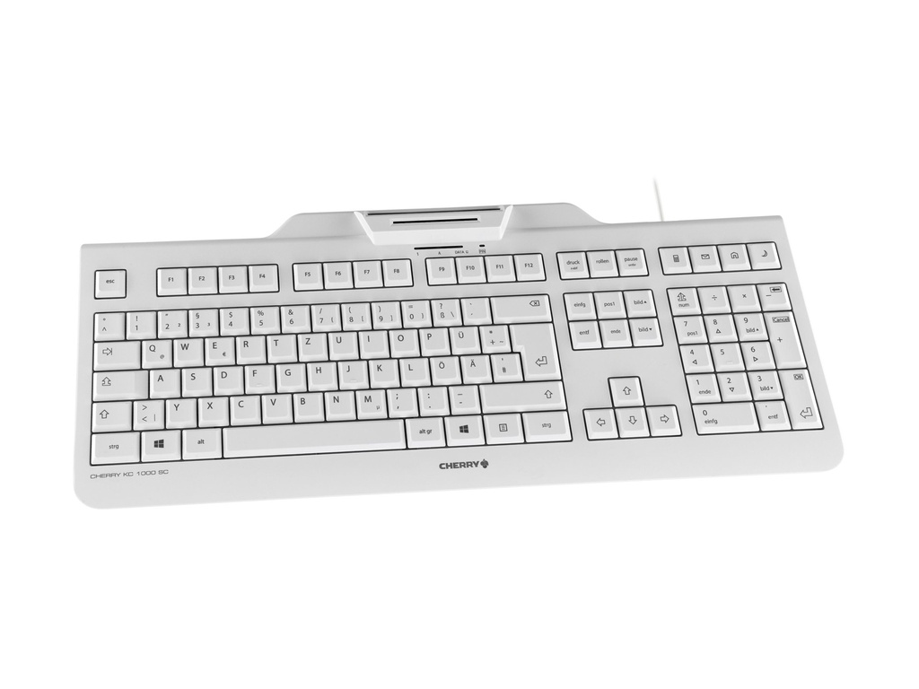 Cherry KC 1000 SC - Tastatur - USB - Französisch