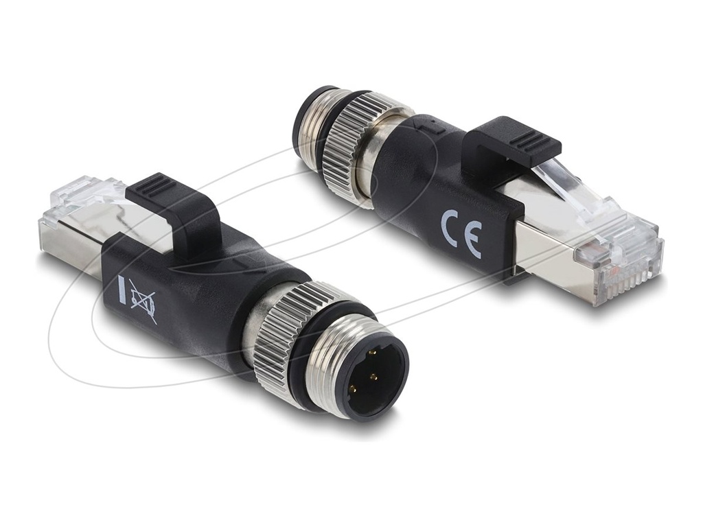 [90831] Delock Netzwerkadapter - 4-polig M12-D (M)