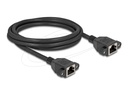 Delock Netzwerkkabel - RJ-45 (W) schraubbar zu RJ-45 (W)