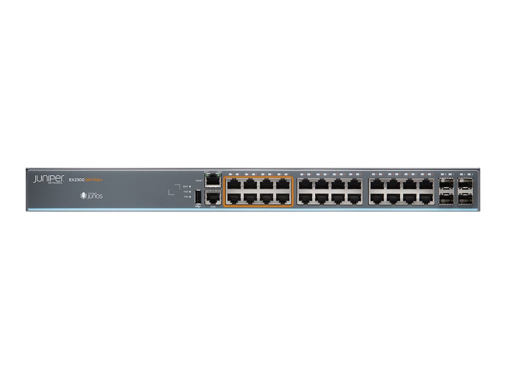 Juniper EX Series EX2300-24MP - Switch - L3 - managed - 16 x 10/100/1000 (PoE+)
