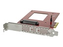 StarTech.com Startech U.2 auf PCIe Adapter für 2,5" U.2 NVMe SSD - SFF 8639 - 4x PCI Express 3.0 - NVMe PCIe Adapter - U.2 PCIe Karte - Schnittstellenadapter - 2.5" (6.4 cm)