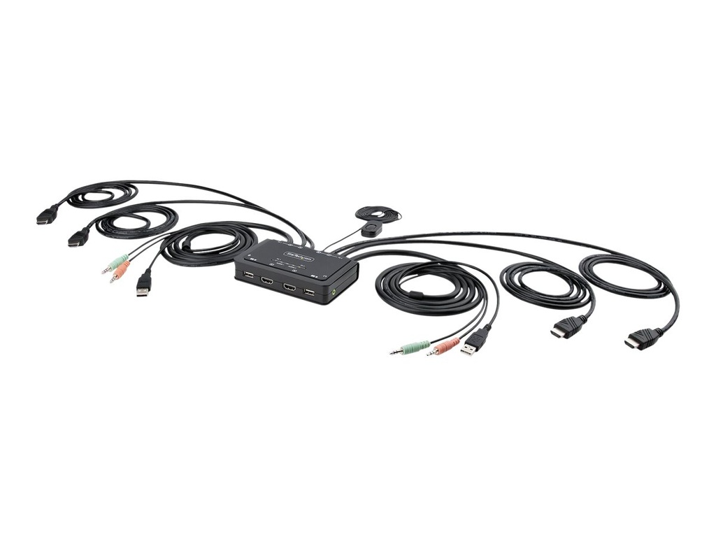 StarTech.com 2-Port Dual Monitor HDMI KVM Switch